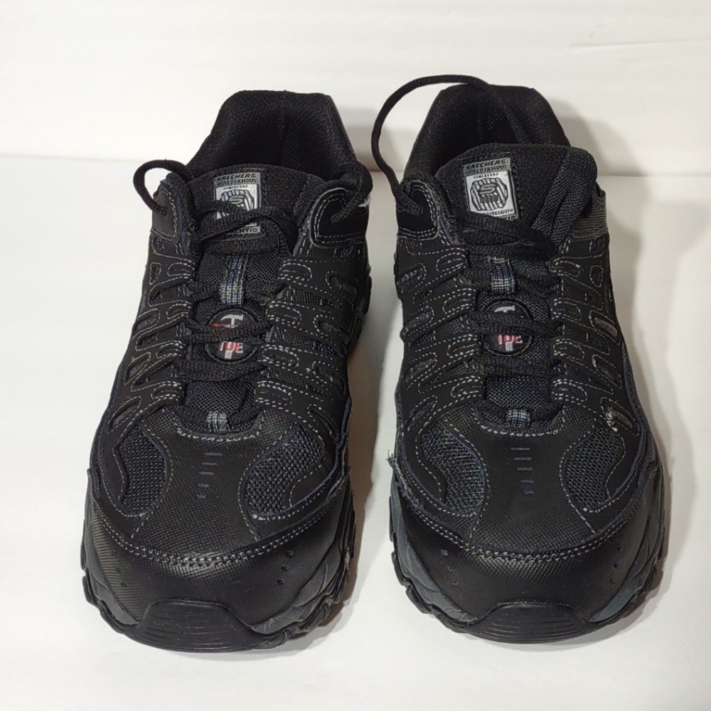 Skechers Men's Cankton Steel Toe Construction Shoe size US 9 wide width